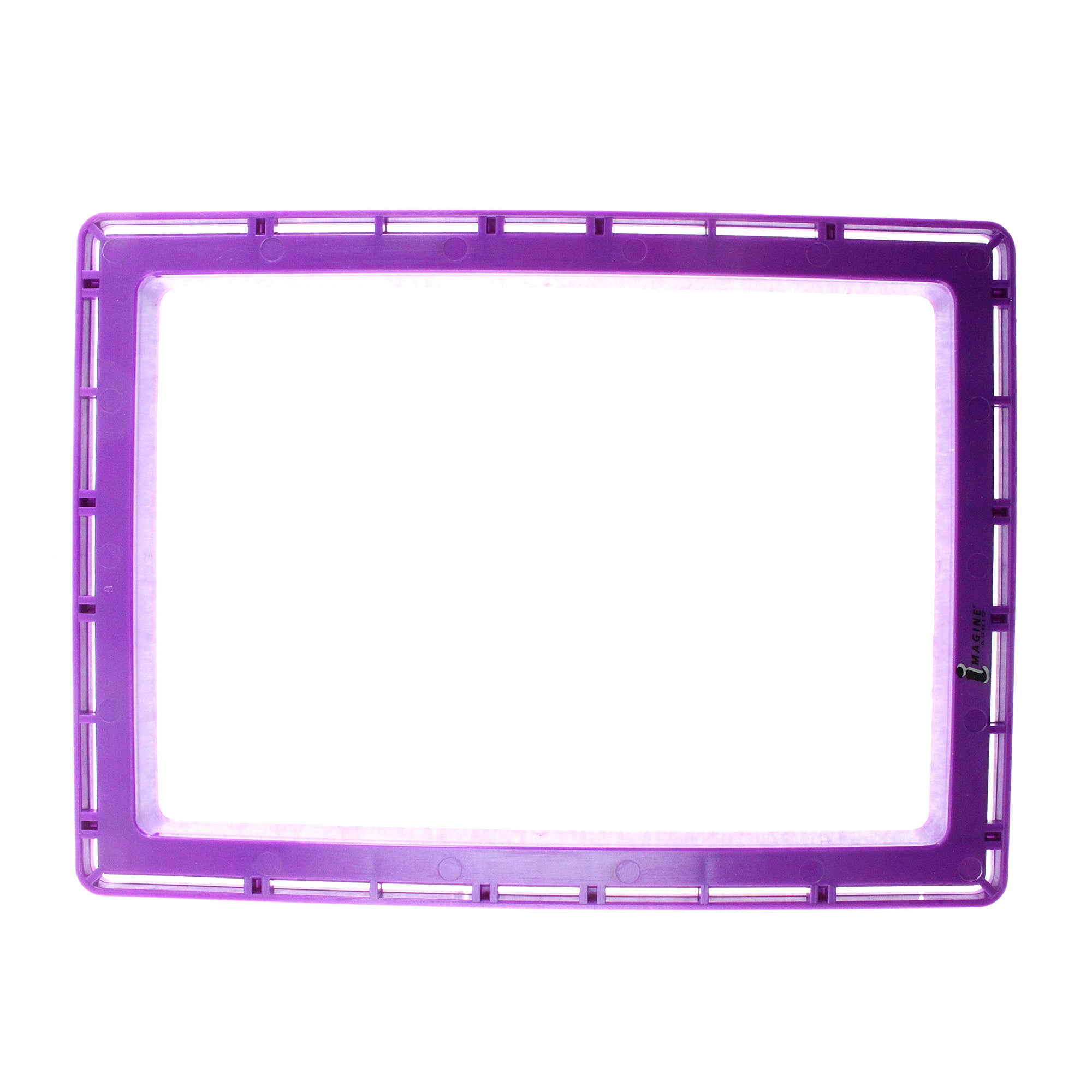 **IMAGINE AUDIO IA TEM7 Non-Metallic Speaker Mounting Kit - Durable Purple Plastic for Home Theater & Studio Setup**