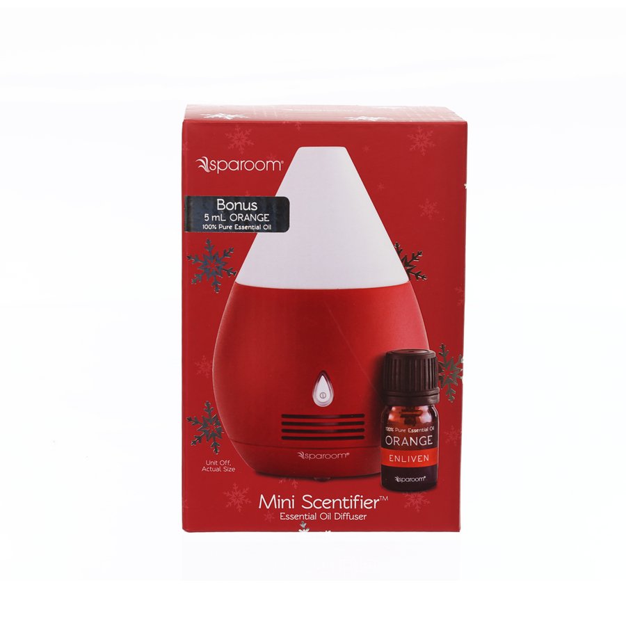 SPAROOM Aromatherapy Essential Oil & Diffuser Gift Set - Lavender, Peppermint, Eucalyptus - Perfect for Relaxation, Stress Relief & Home Spa