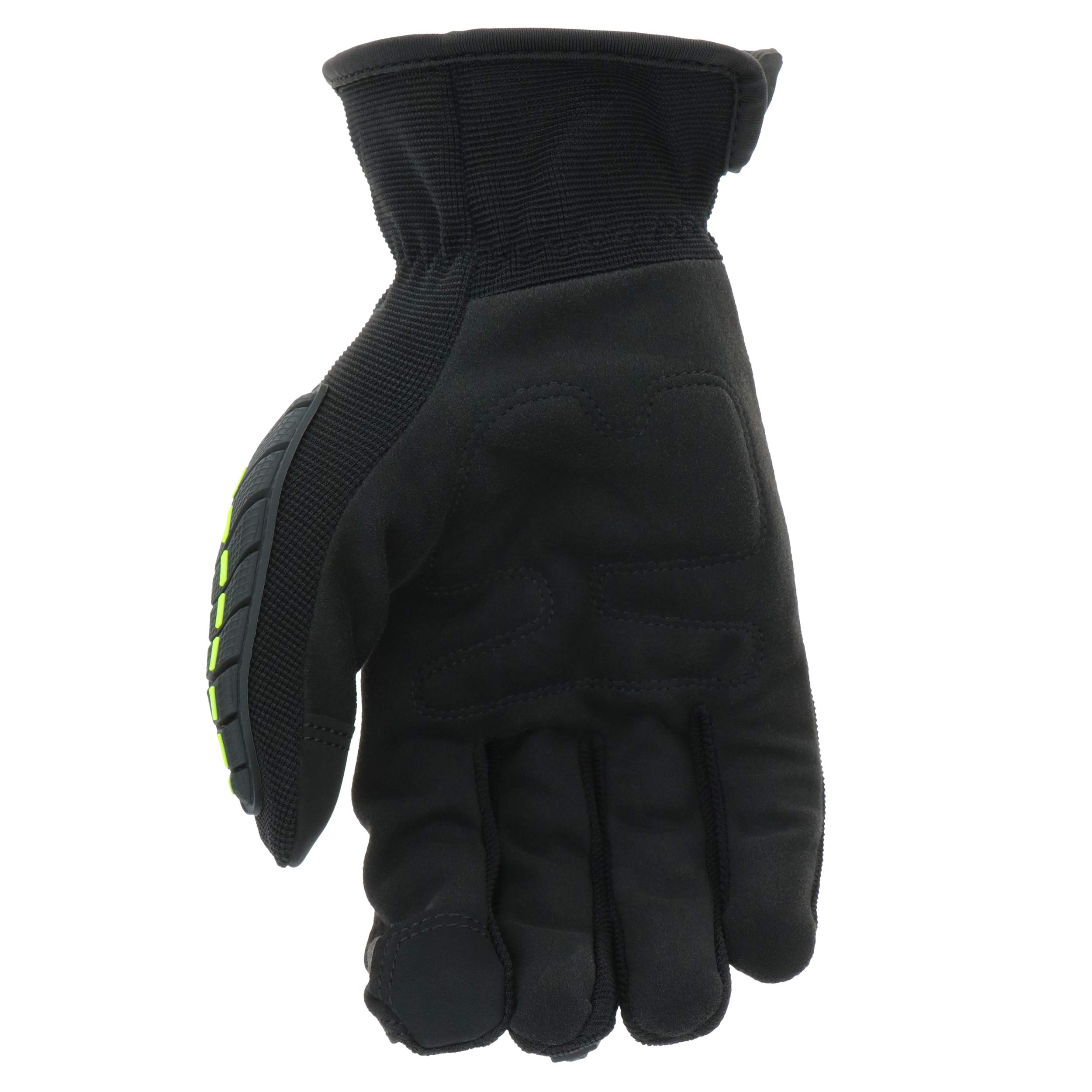 CAT® CAT012240 Touchscreen High Impact Utility Gloves – X-Large, Black, Safety Work Gloves with Molded Knuckle Protection, Spandex Back & Open Cuff - Perfect for Construction, Warehouse & Outdoor Work