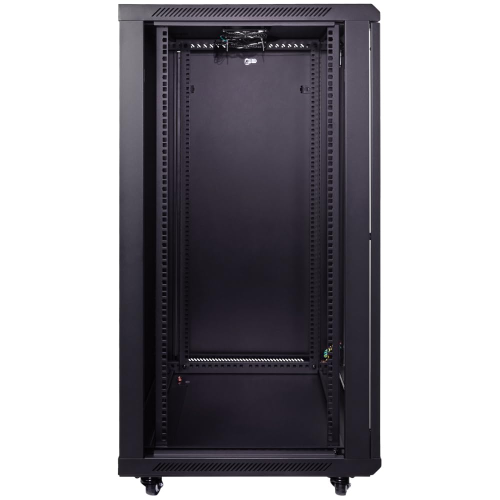 NavePoint 22U Server Cabinet Wall Mount Rack Enclosure - 23.6