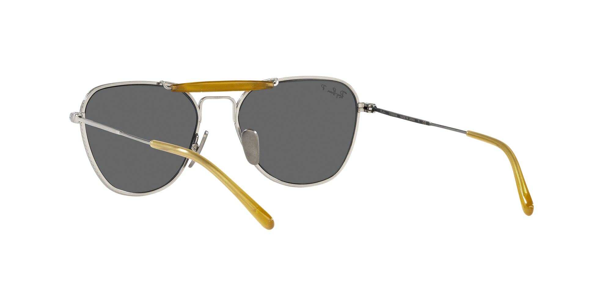 Ray-Ban Rb8064 Titanium Aviator Sunglasses for Men & Women - Polarized UV Protection - Classic Pilot Style - Perfect for Driving, Travel & Outdoor Activities