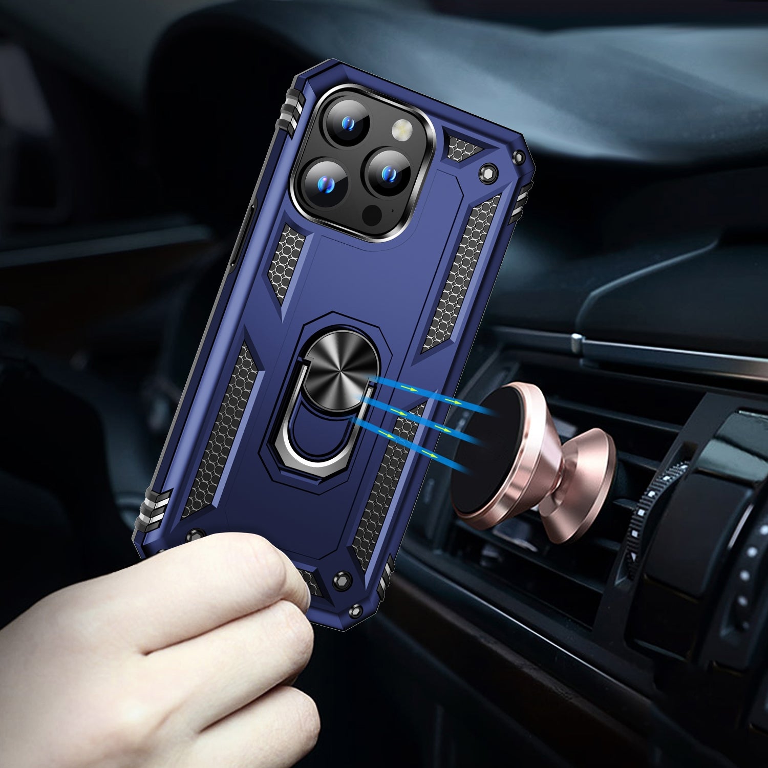 Durable Hard Case for iPhone 15 - Shockproof & Scratch-Resistant Phone Cover - Perfect for Outdoor Activities, Travel & Daily Protection