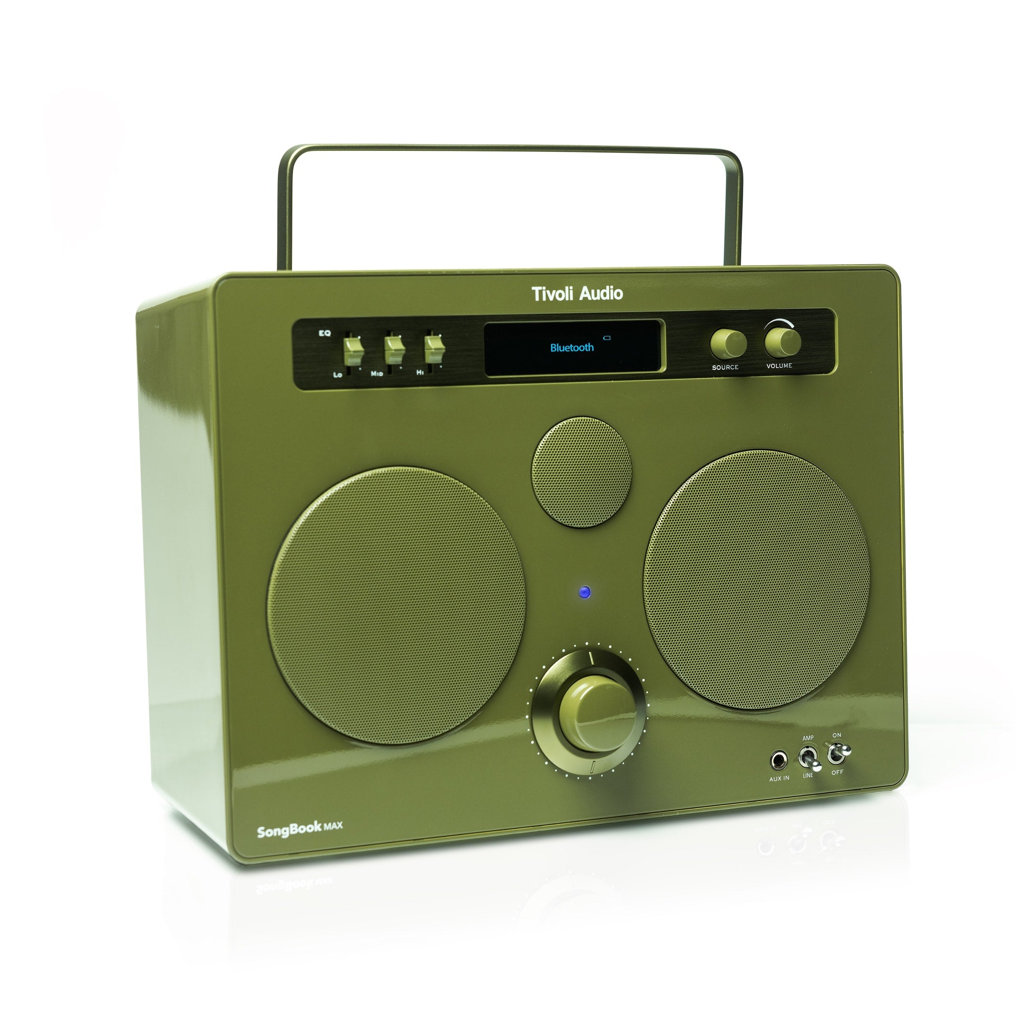 TIVOLI AUDIO Songbook Premium Wireless Bluetooth Speaker - High-Quality Sound, Portable, Green - Perfect for Home, Office, and Outdoor Use
