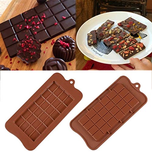 Royal Silicone Chocolate Bar Mold - 3D DIY Candy Mold for Dairy Milk Chocolate, Cake, Brownie Toppers, Gummy & Jelly - Perfect for Baking, Dessert Decorations & Homemade Treats - Ideal for Parties, Gifts & Holiday Cooking