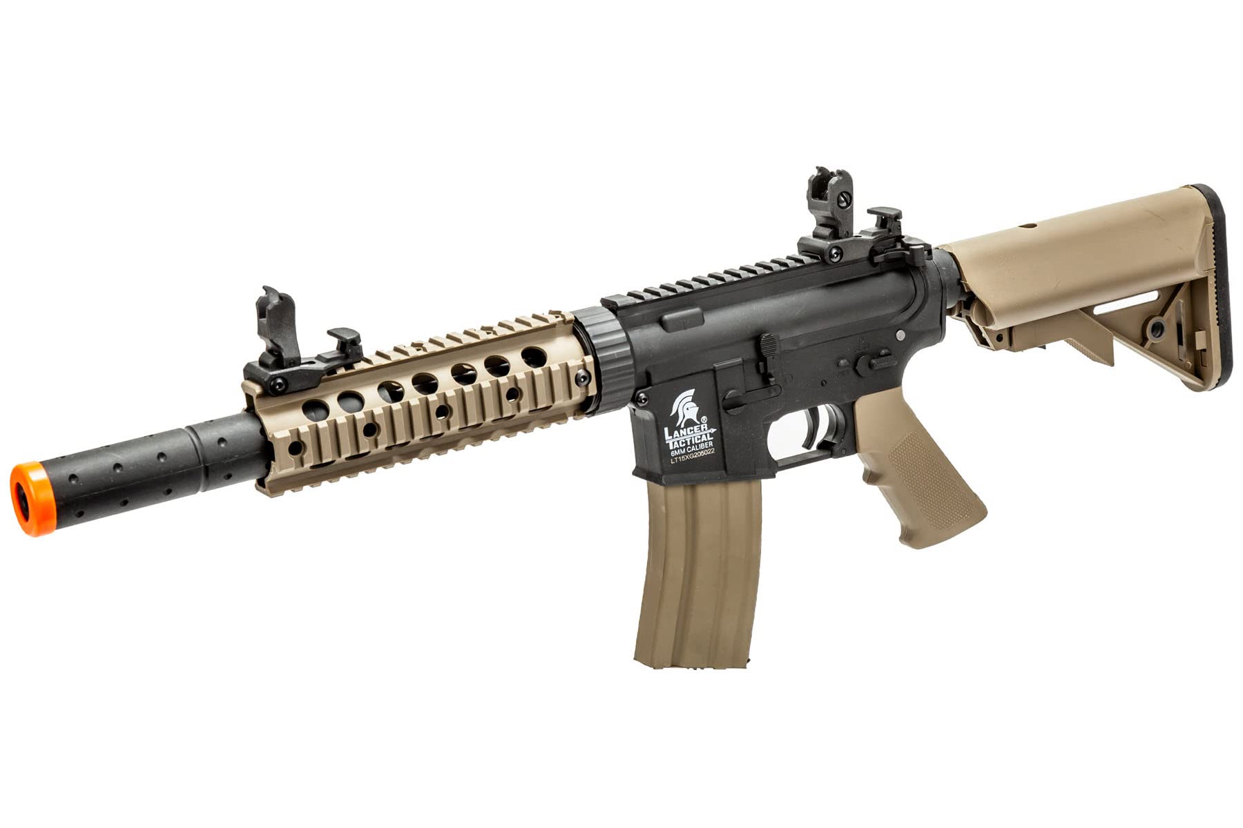 Lancer Tactical Gen 2 M4 Airsoft Rifle - Durable Polymer Body, Full/Semi-Auto AEG, Picatinny Rail | Includes 0.20g BBs, Charger & Battery | Perfect for Tactical Training, Outdoor Games & Airsoft Battles