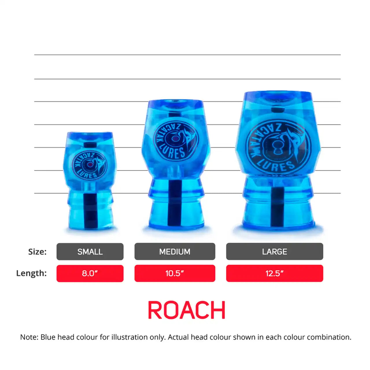 Zacatak Roach Trolling Fishing Lures - Premium Bass and Trout Bait for Freshwater and Saltwater Fishing - Perfect for Lake, River, and Ocean Angling Adventures