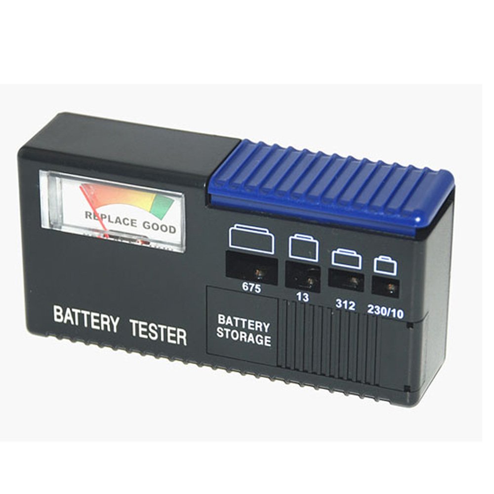 Soundlink Hearing Aid Battery Tester with Storage Case - Check Battery Life for Hearing Aids & Store Spare Batteries - Perfect for Travel & Daily Use