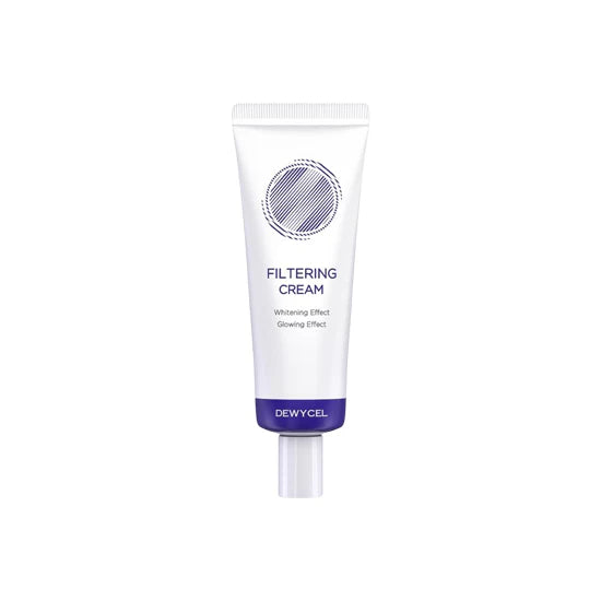 DEWYCEL Filtering Cream 40ml - Hydrating & Brightening Face Moisturizer for Glowing Skin | Perfect for Daily Skincare Routine & Night Care