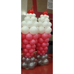 Premium Ice Cream Soda Glasses - Classic Tall Soda Fountain Glasses for Homemade Ice Cream Floats, Milkshakes & Desserts - Perfect for 1950s Diner Style, Parties & Retro Kitchen Decor