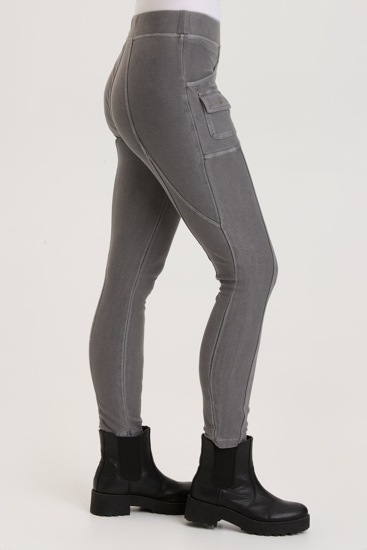 Caraf High-Waisted Leggings - Smokehouse Pigment for Women | Comfortable & Stretchy Workout Yoga Pants | Perfect for Gym, Running, and Lounge Wear