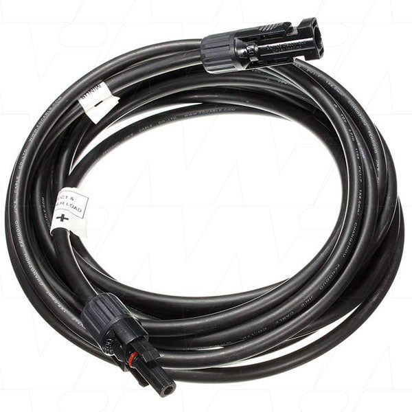 6mm² Solar Cable with Pre-Assembled Male & Female MC4 Connectors for PV Systems - Ideal for Solar Panel Wiring, Off-Grid Installations, and Renewable Energy Projects
