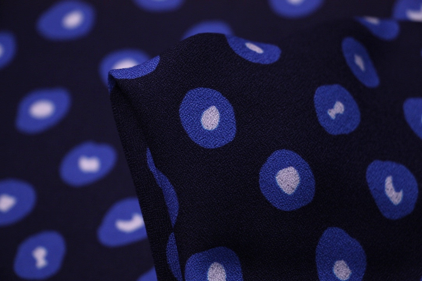Blue Eyes on Navy - Stylish Navy Blue T-Shirt with Eye Print for Men & Women - Perfect for Casual Wear, Street Fashion, and Everyday Outfits