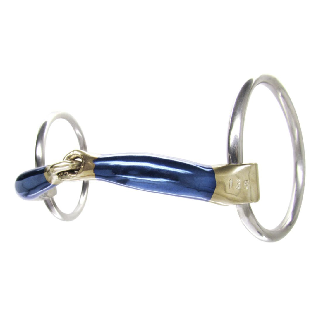 Bombers Ultra Comfortable Lock Up Snaffle Bit - Perfect for English Riding, Dressage & Horse Training