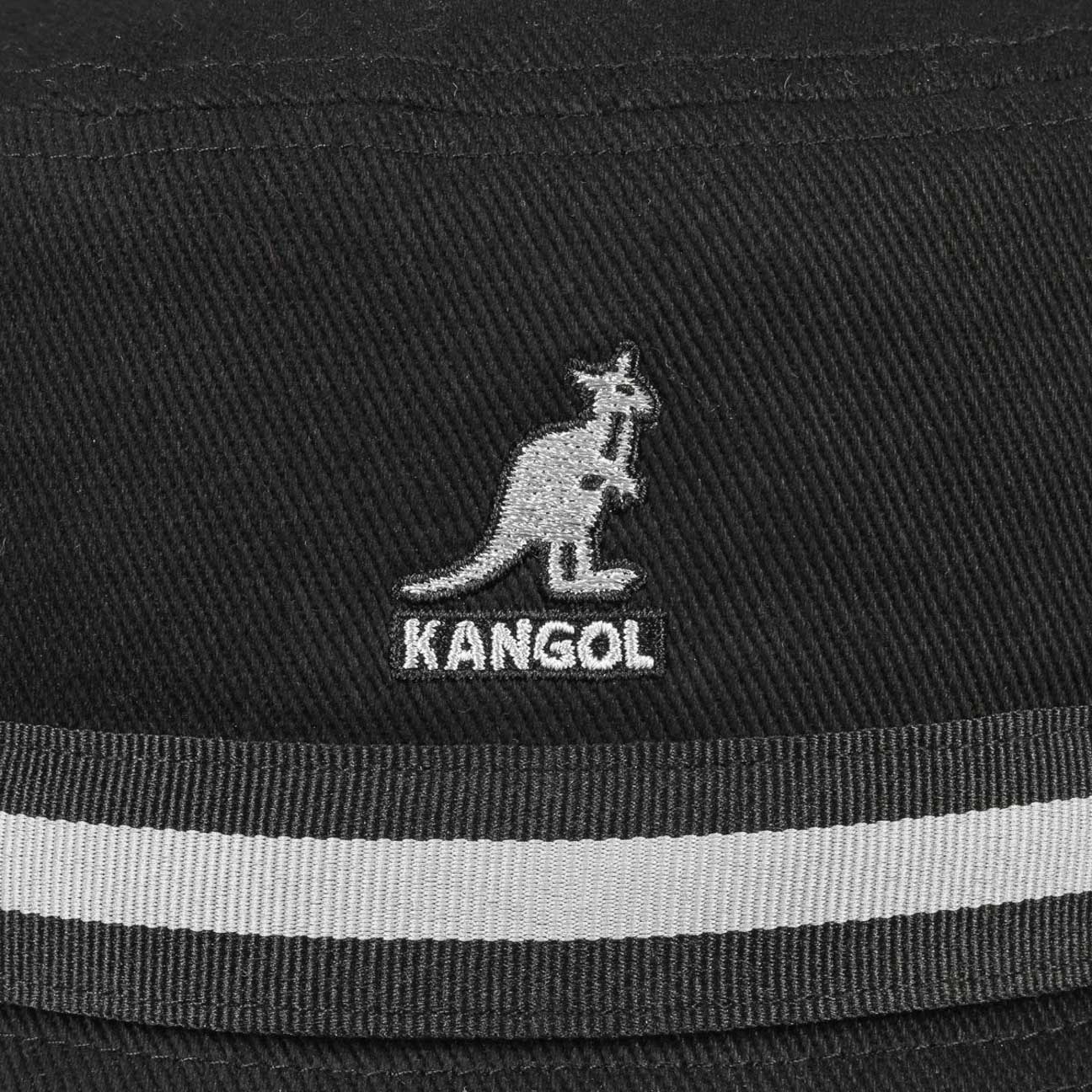 Kangol Stripe Lahinch Cotton Bucket Hat for Men & Women - Stylish Summer Sun Hat for Outdoor, Beach, and Travel
