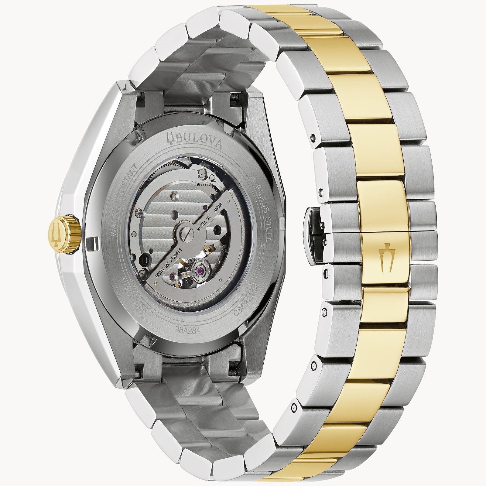 Bulova 98A284 Surveyor Two-Tone Stainless Steel Men's Watch - Classic Dress Watch for Business & Formal Occasions
