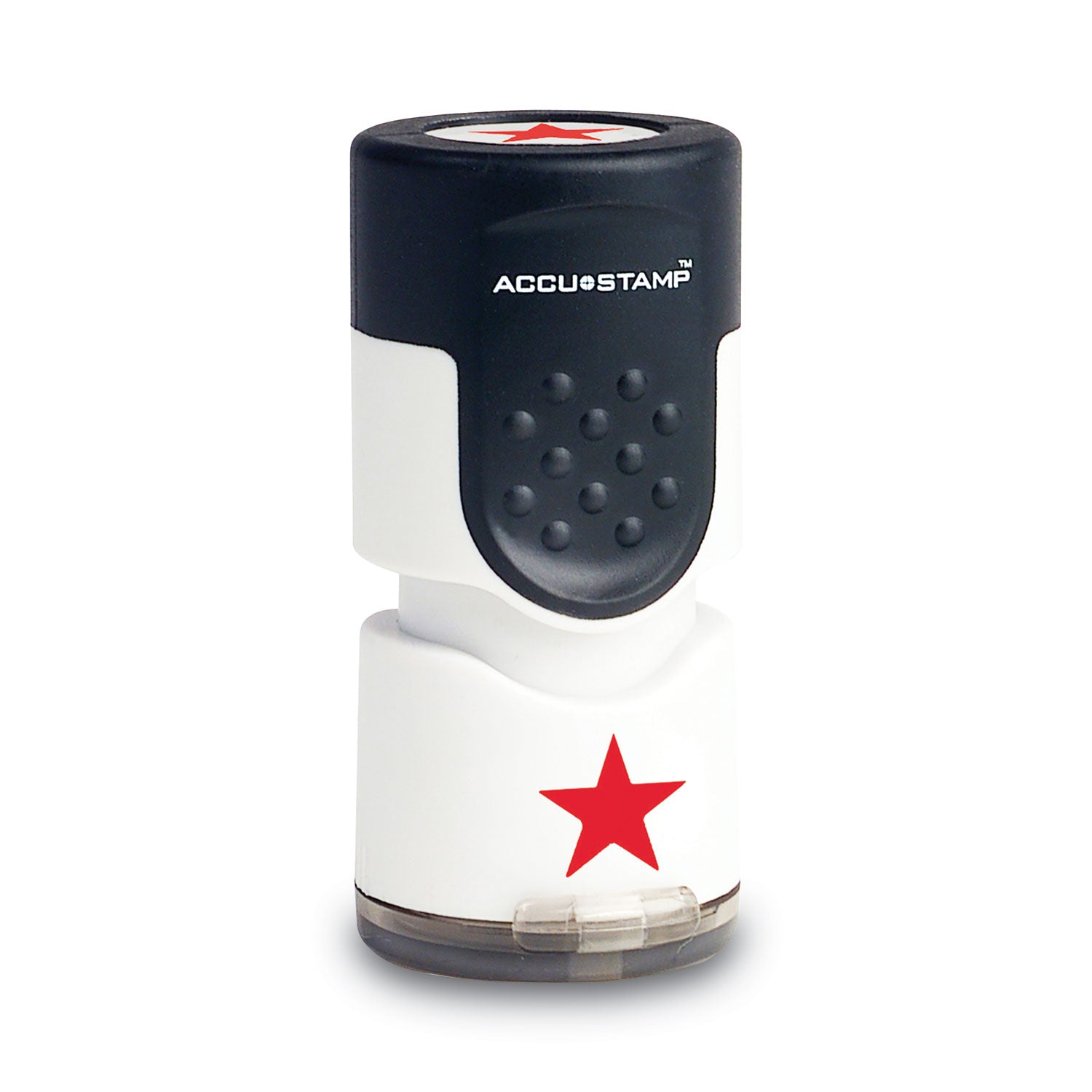 ACCUSTAMP® Pre-Inked Round Stamp with Microban Protection - 0.63