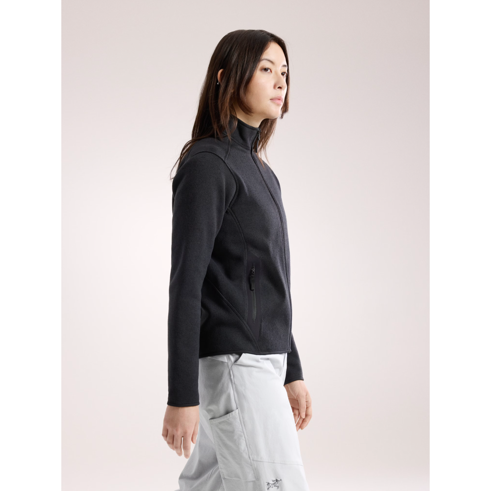 Arc'teryx Women's Covert Cardigan Fleece Jacket - Lightweight Warm Zip-Up Sweater for Hiking, Travel & Outdoor Activities
