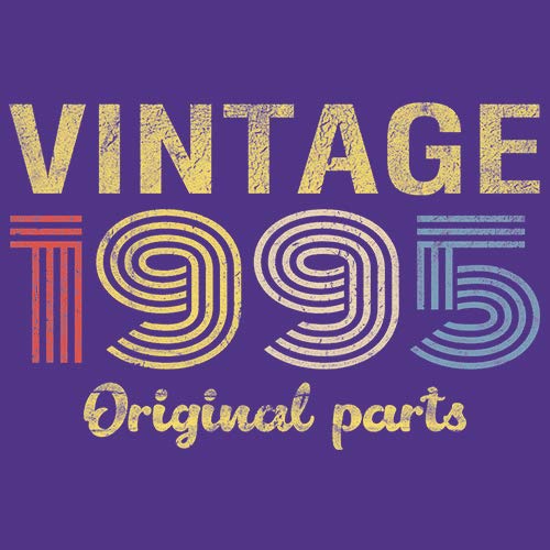 1995 Vintage Retro 30th Birthday Gift for Men - Original Parts Themed T-Shirt - Perfect for 30th Birthday Parties & Nostalgic Celebrations