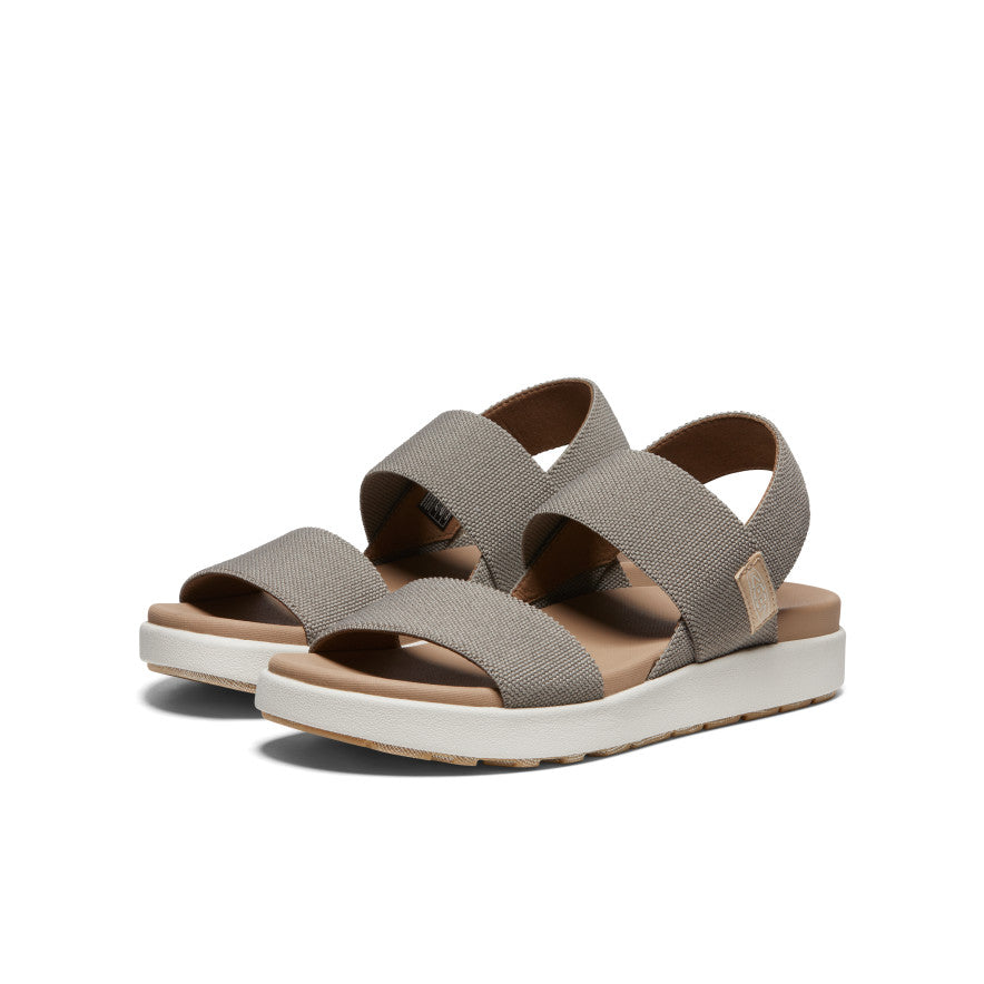 Women's Elle Backstrap Sandal - Comfortable Brindle/Birch Strappy Sandals for Summer | Beach, Vacation & Casual Outings