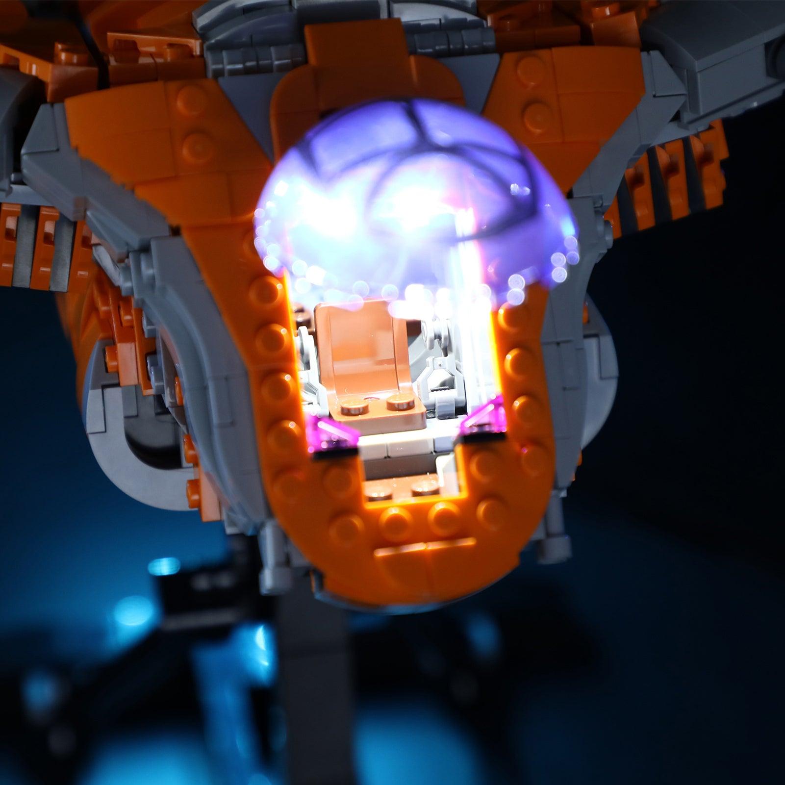 LEGO Marvel Guardians of The Galaxy Ship 76193 Light Kit – DIY Lighting Set for Spaceship Models | Perfect for Display & Nighttime Play
