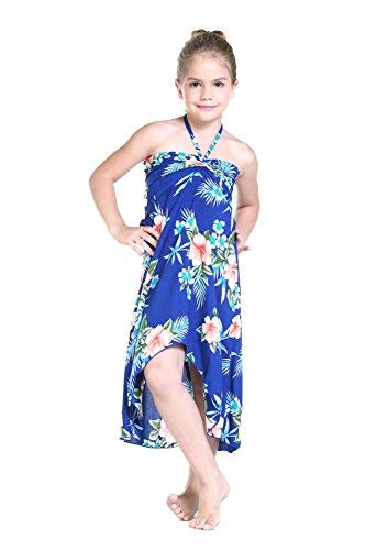 Hawaiian Halter Dress for Women - Floral Hibiscus Red Summer Beach Dress | Perfect for Vacations, Pool Parties & Tropical Getaways