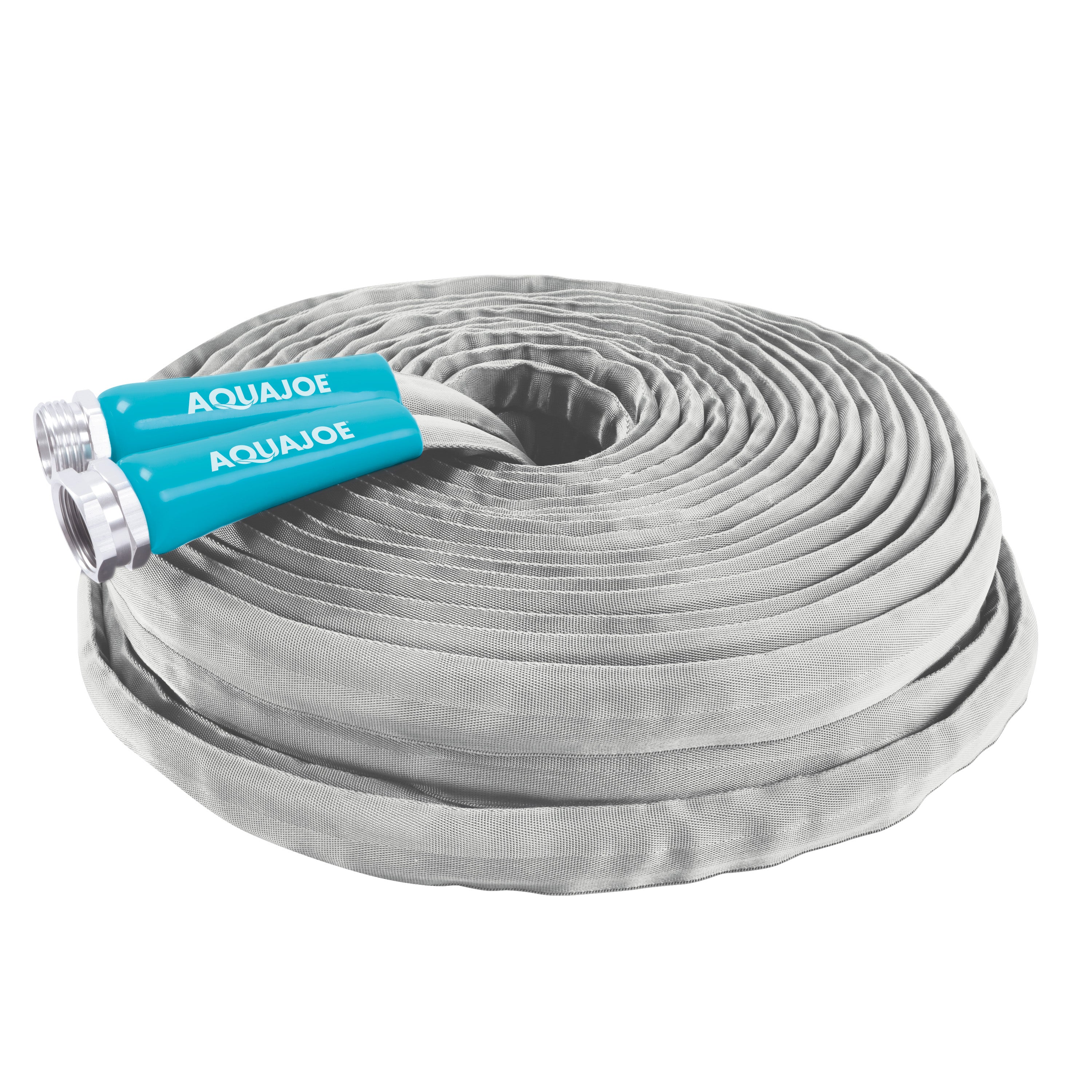 Aqua Joe AJFJH100 PRX Xtreme Fiberjacket 100-Foot Heavy Duty Garden Hose with Metal Fittings - Perfect for Watering Lawns, Washing Cars, and Outdoor Cleaning