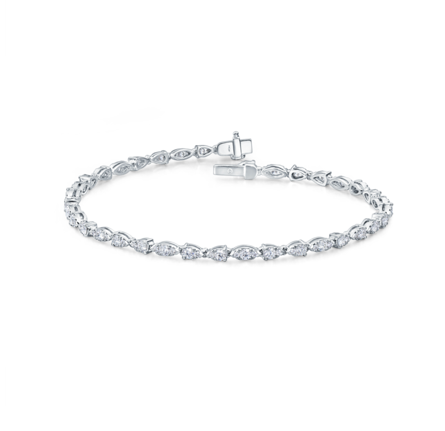 Dainty Aerial Dewdrop Line Bracelet - Elegant Small Silver Jewelry for Women | Perfect for Weddings, Parties & Everyday Wear