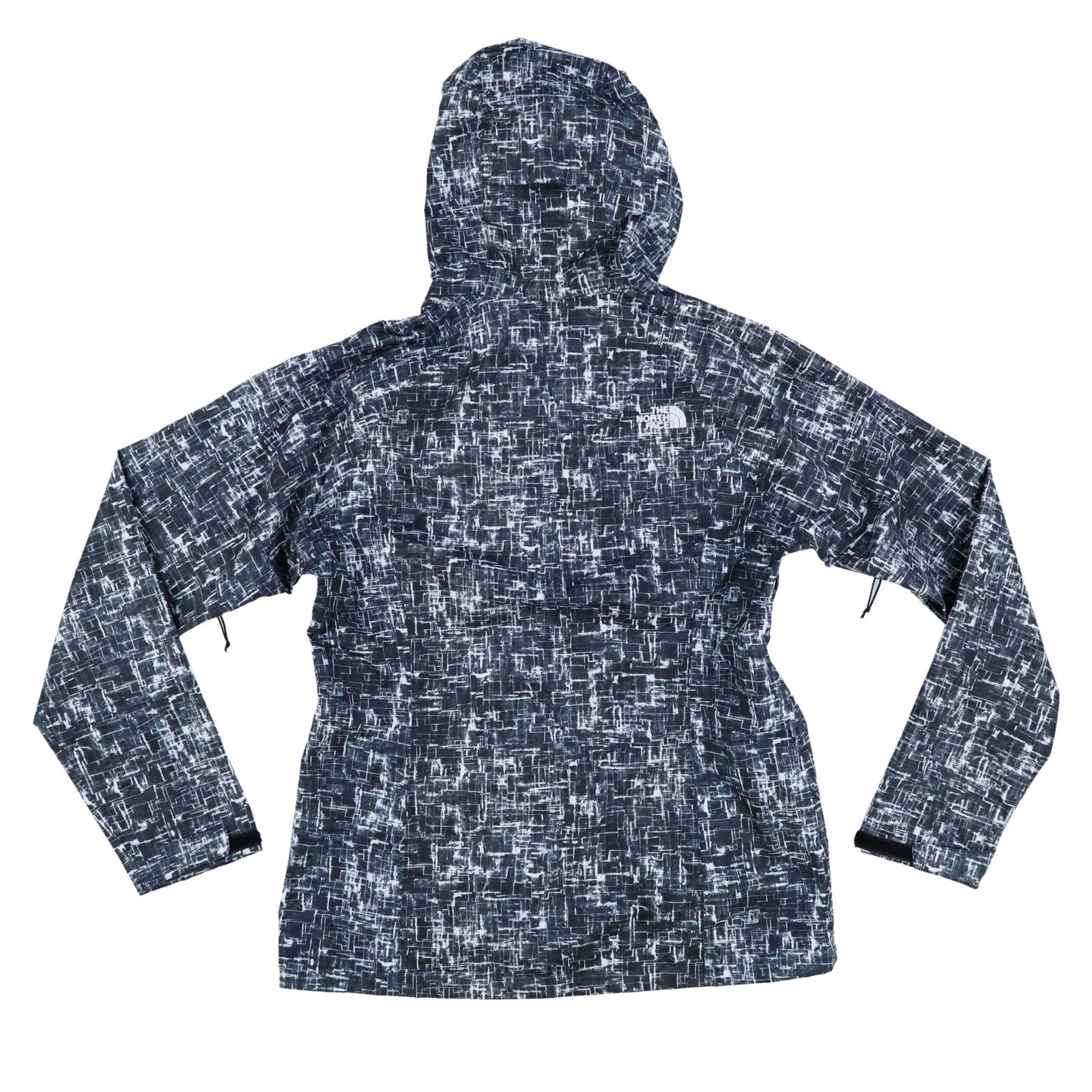 The North Face Women's Waterproof Hooded Rain Jacket - Lightweight Windproof Full Zip Fleece Lined Jacket for Hiking, Camping & Outdoor Activities (TNF Black, XS)