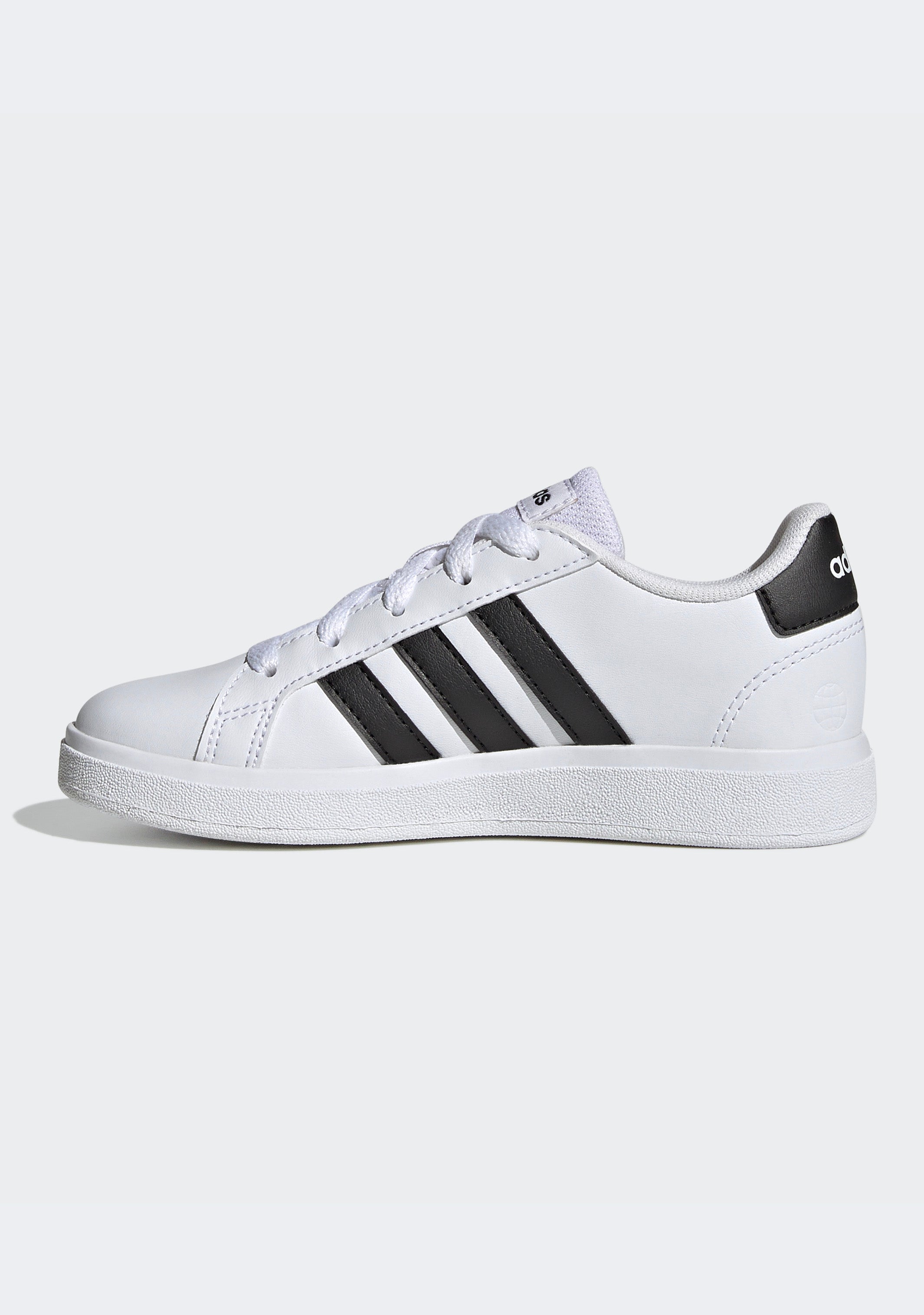 Adidas Grand Court 2.0 Kids' Sneakers - Lightweight Comfortable Tennis Shoes for Boys & Girls - Perfect for School, Play & Sports Activities