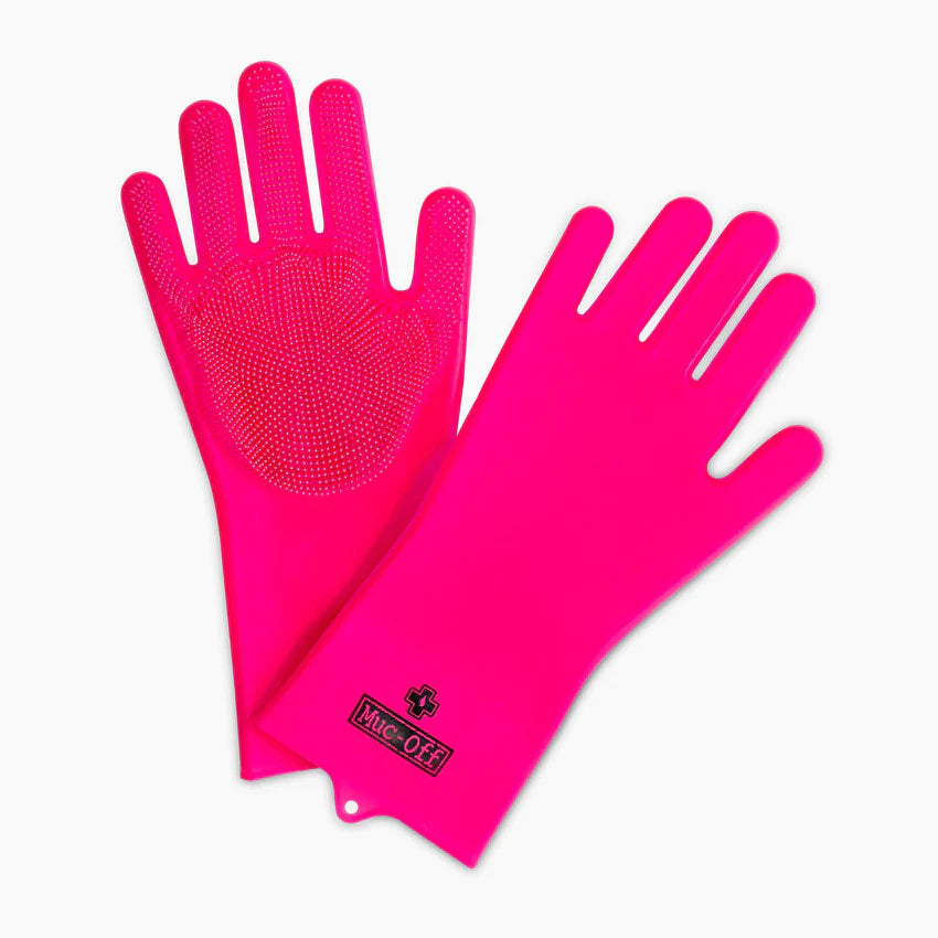 Muc Off Deep Scrubber Gloves - Bike & Motorcycle Cleaning Gloves for Hand Washing, Dirt Removal, and Polishing - Perfect for Car Detailing, ATV, and Outdoor Gear Cleaning