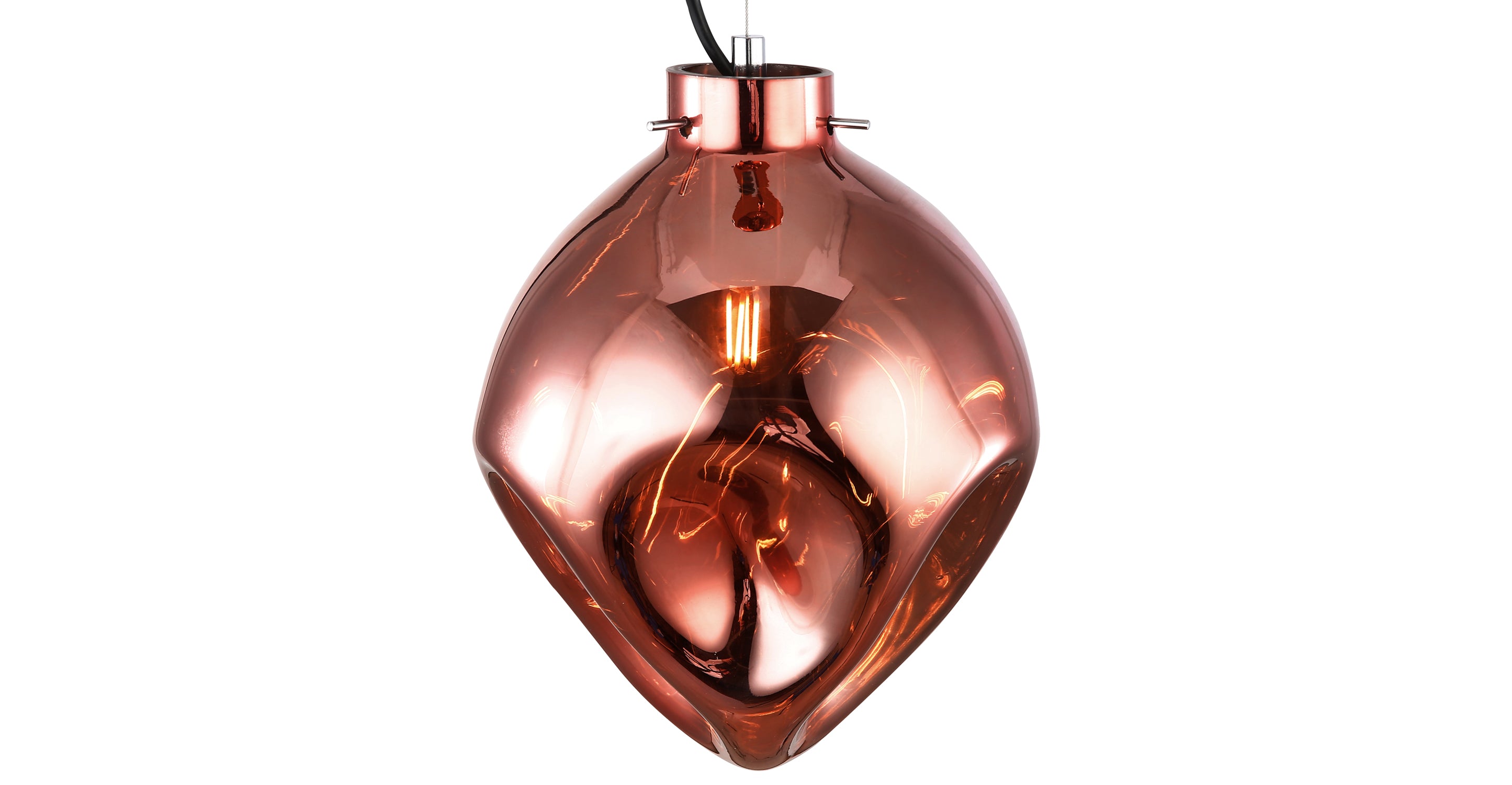 Modern Bette Pendant Light Fixture - Sleek Hanging Chandelier for Kitchen Island, Dining Room & Bedroom Lighting - Adjustable Height Contemporary Ceiling Lamp