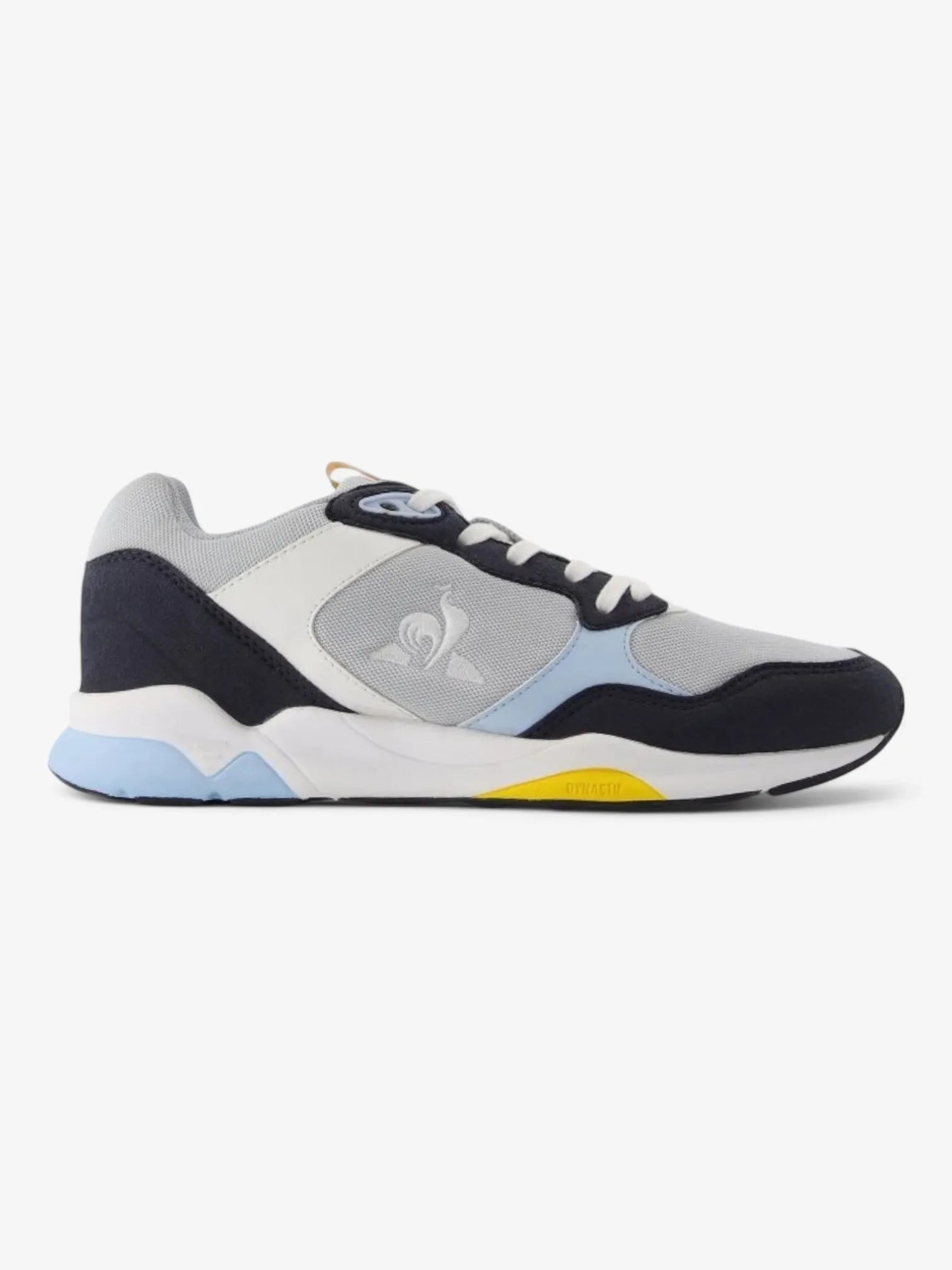 Le Coq Sportif LCS R500 Running Shoes for Men - Lightweight Comfortable Sneakers in Grey, Yellow, Sky Blue | Perfect for Jogging, Gym Workouts & Casual Wear