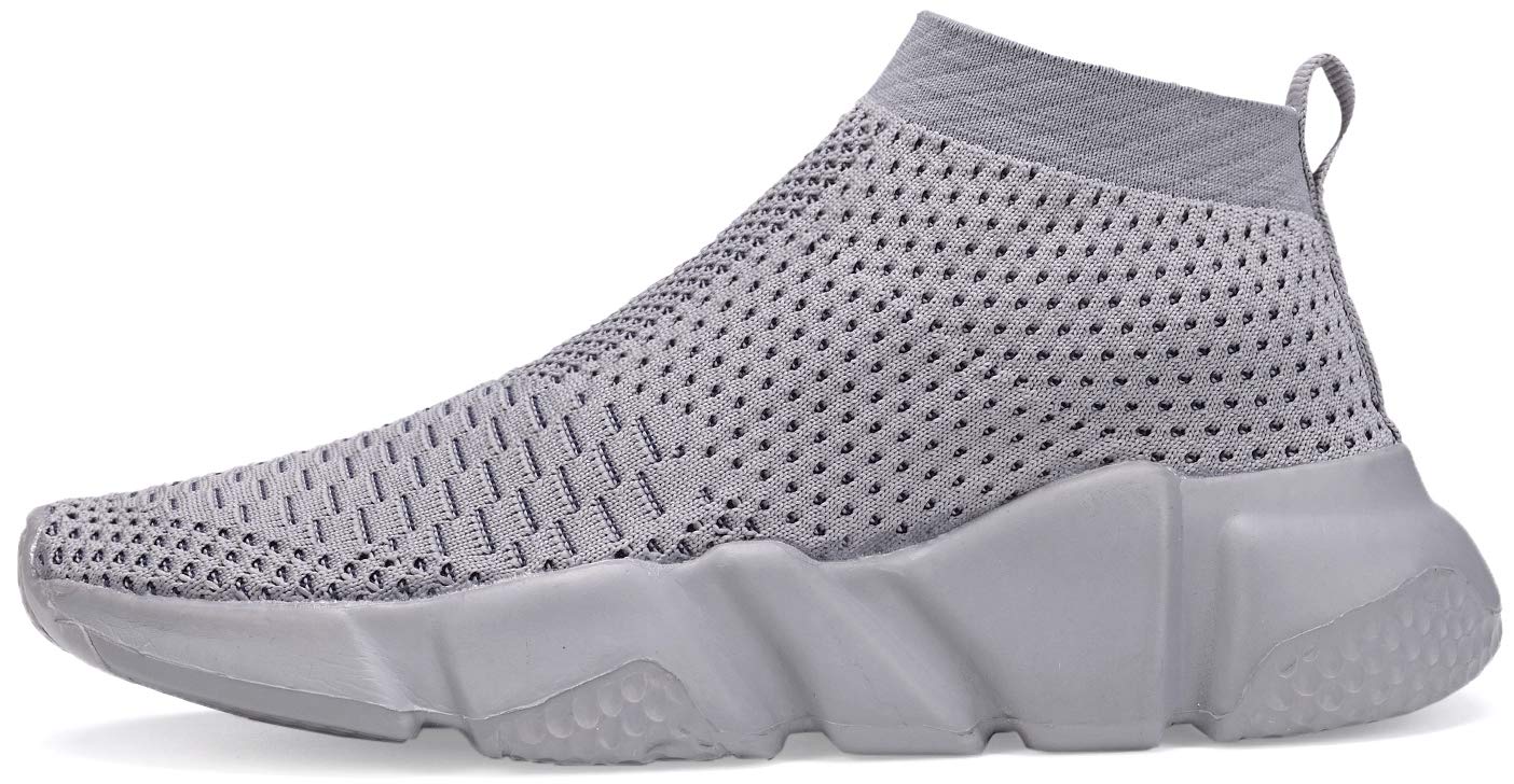 Santiro Boys and Girls Breathable Knit Slip-On Socks Shoes - Comfortable Lightweight Sneakers for Kids Indoor Play, School & Daily Wear