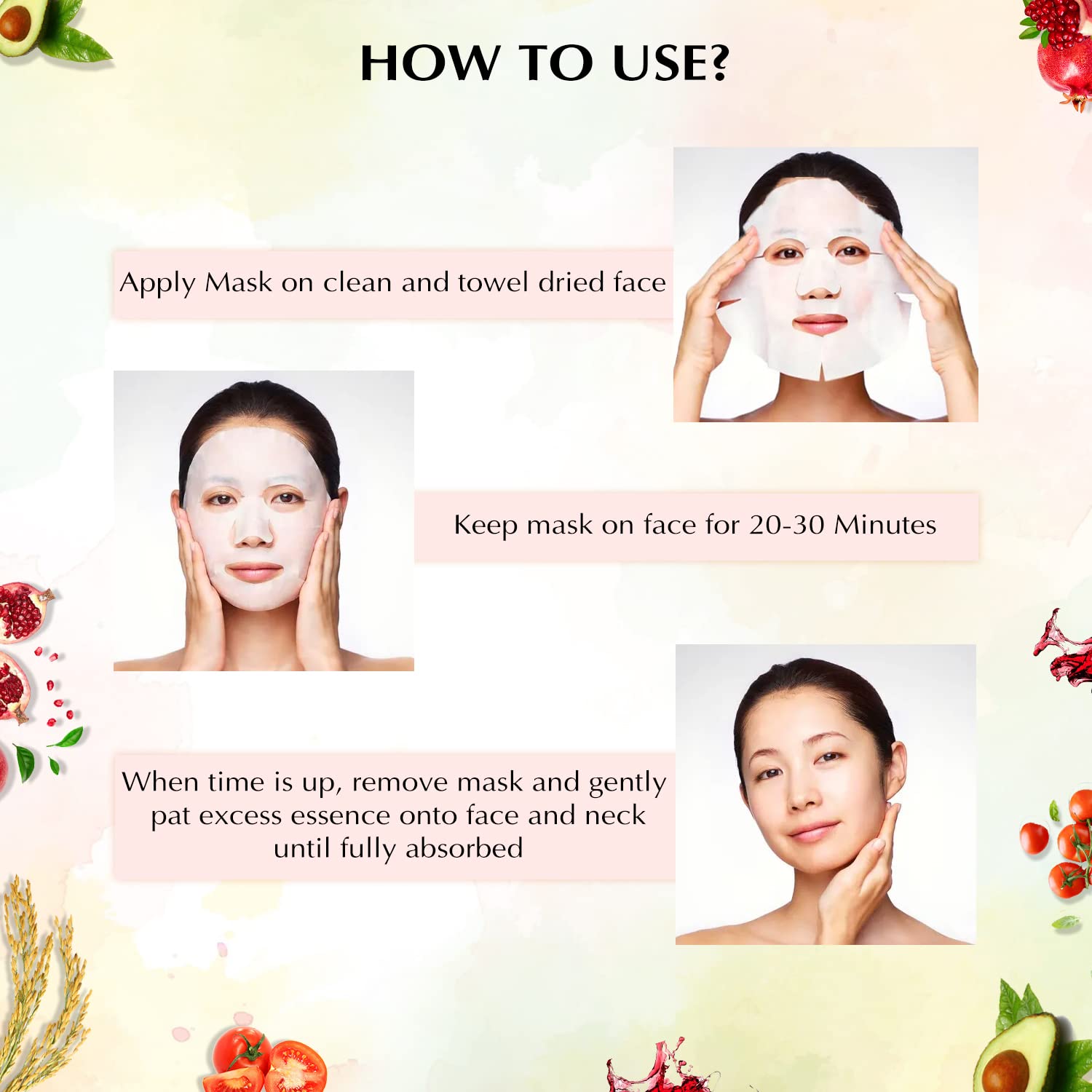 Tonymoly Super Food Face Sheet Mask Pack of 10 - Hydrating Facial Mask with Essence for Glowing Skin | Skin Radiance, Elasticity Boost & Pore Care | Korean Skincare for Daily Use, Spa Night & Self-Care Routine