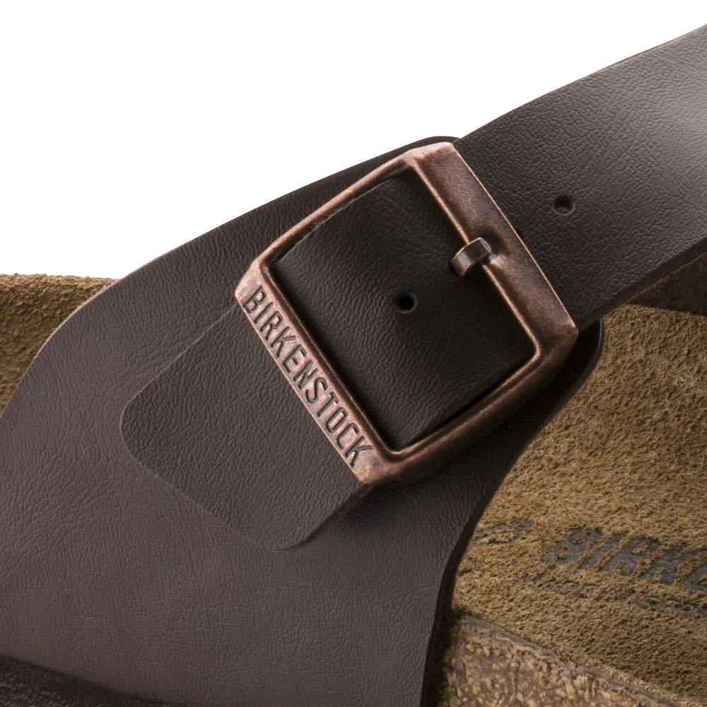Birkenstock Women's Arizona Soft Footbed Sandals - Dark Brown Leather - Size 11-11.5 | Comfortable Arch Support for Walking, Travel & Everyday Wear