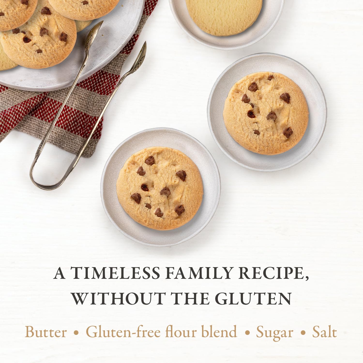 Walker’s Gluten Free Shortbread Cookies – 9.9 oz Box (Assorted Rounds & Chocolate Chip) | Vegan, Dairy-Free Snacks for Parties, Gifts & Tea Time