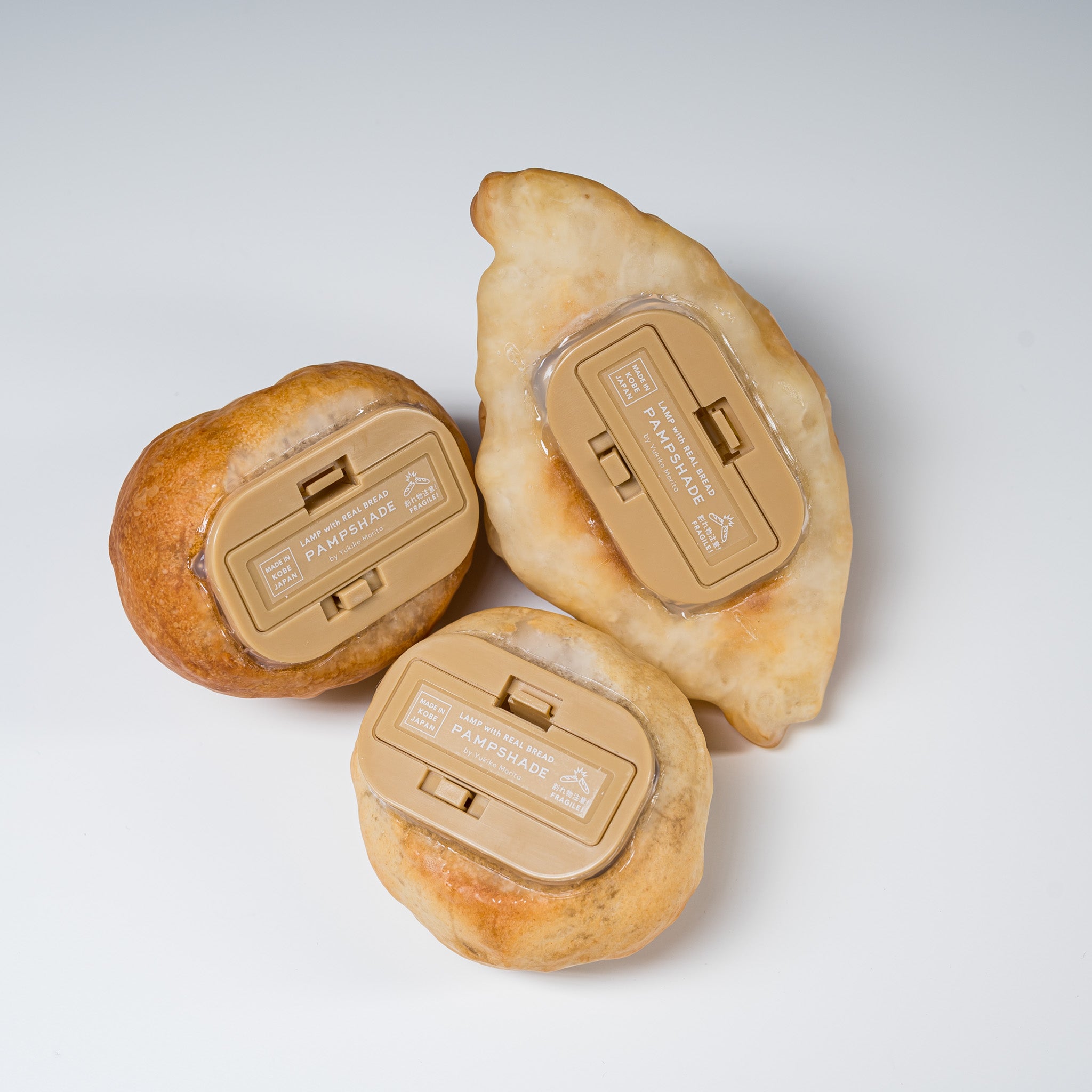 PAMPSHADE Realistic Bread Lamp - Croissant Shaped Decorative Light by Yukiko Morita | Perfect for Kitchen, Cafe & Cozy Home Decor
