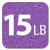 (Neoprene) 15 lbs - Purple