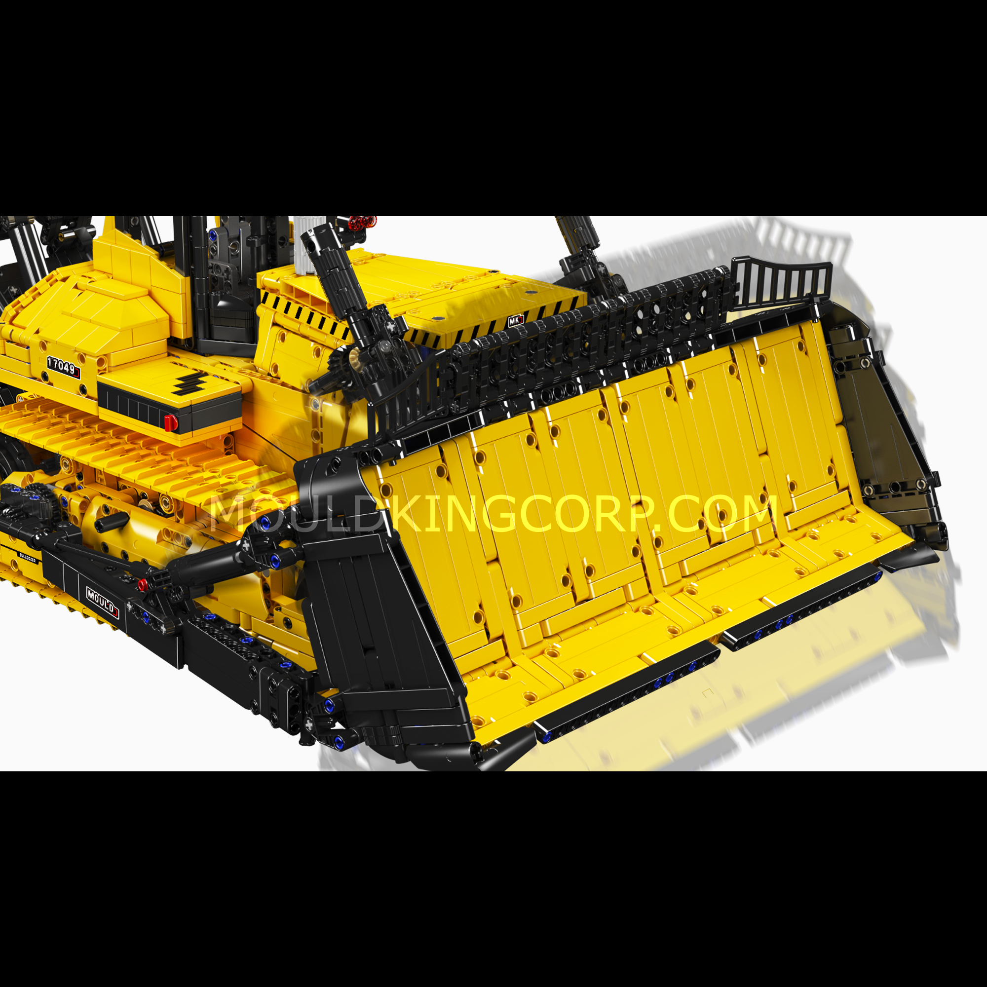 MOULD KING 17049 Liebherr PR766 Remote Control Bulldozer Building Kit - 3,568 Piece Construction Toy Set for Adults & Kids | STEM Learning, Engineering Gift, DIY Project for Home & Office Display