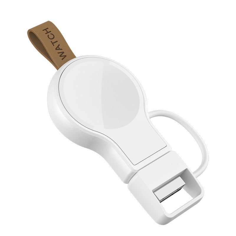 Apple Watch Charger - Portable Mini Magnetic Wireless Charging Dock with USB Cable | Fast Charging for Apple Watch Series 9/8/7/6/SE | Perfect for Travel, Office & Home Use