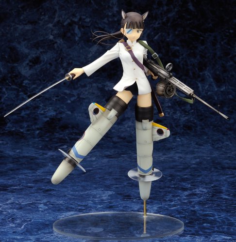 Strike Witches Mio Sakamoto 1:8 Scale PVC Anime Figure - Perfect for Collectors, Display, and Anime Fans