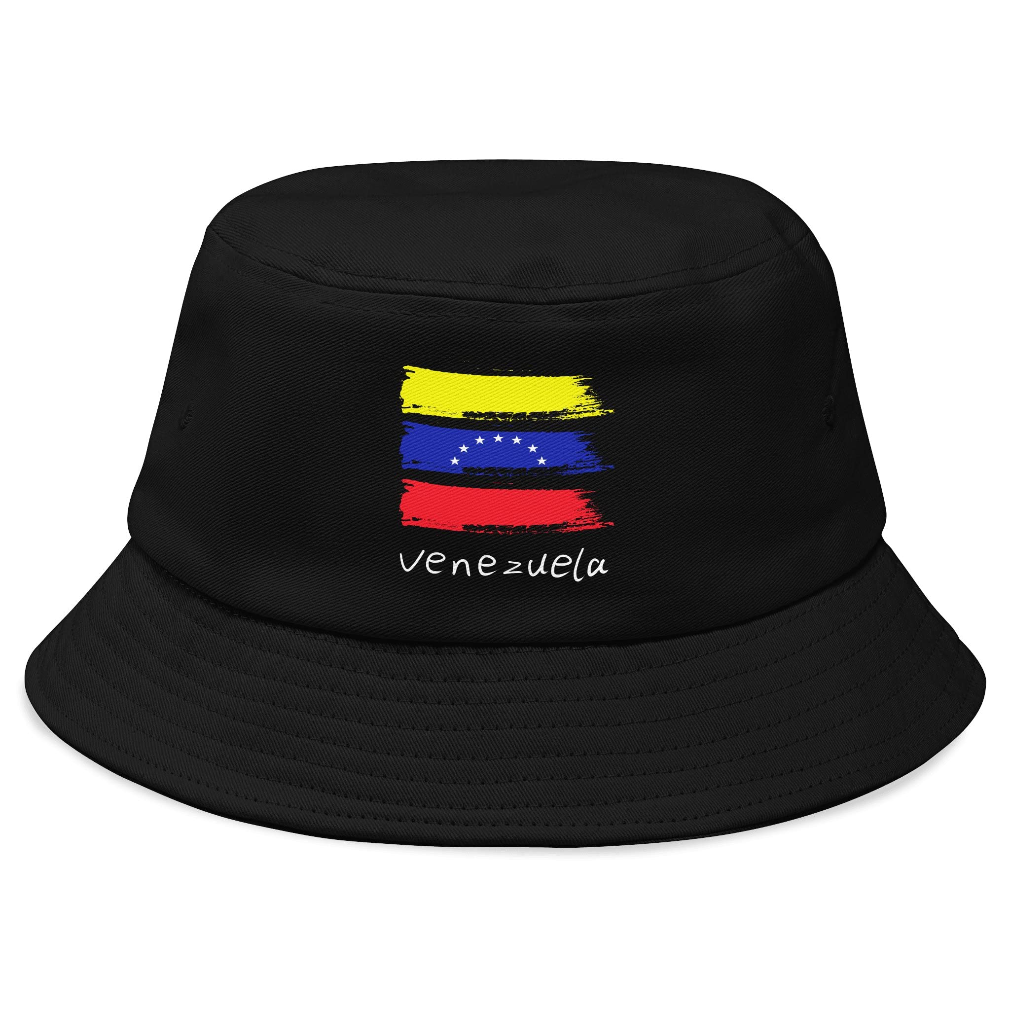Venezuela 7 Stars Flag Bucket Hat - Unisex Sun Protection Fishing Hat for Men & Women - Perfect for Outdoor Activities, Beach, Travel & Sports
