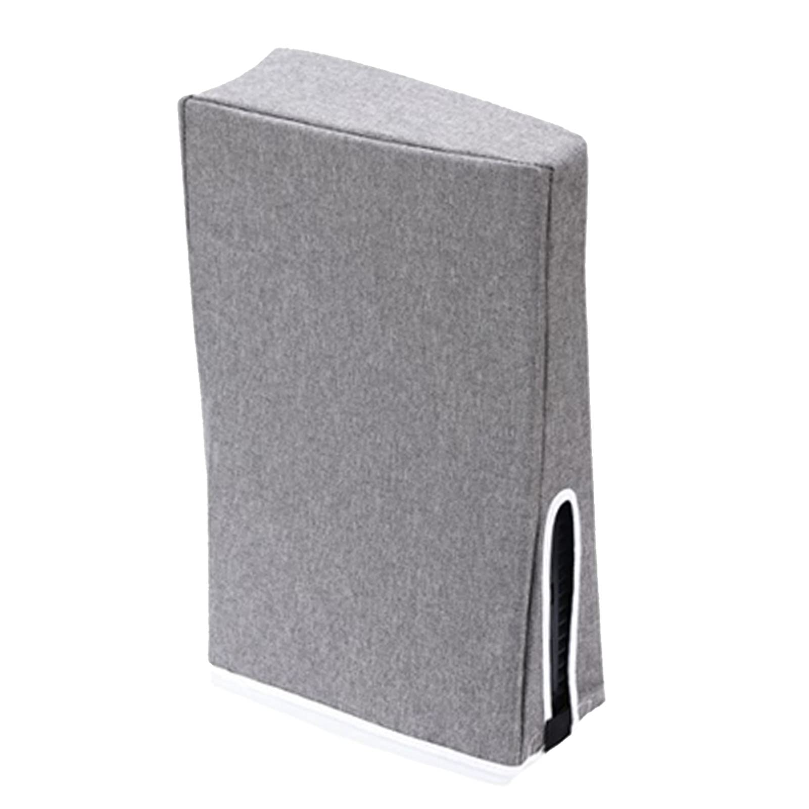 Elprico Dust Cover for PS5 Console - Vertical Dust Protector for Gaming Consoles, Durable & Shockproof Oxford Fabric Cover for PlayStation 5 (Gray) - Perfect for Home Entertainment & Gaming Setup Protection