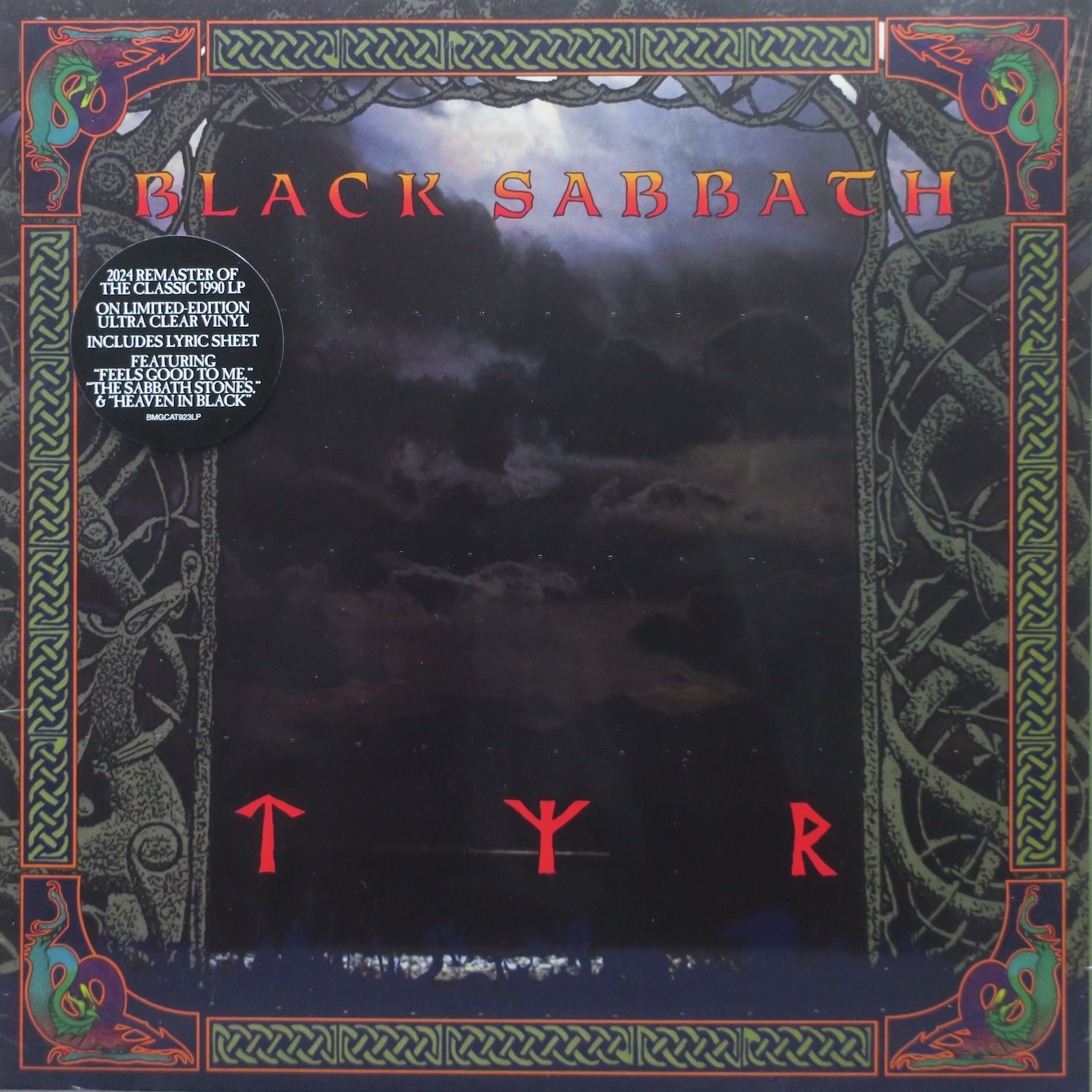 BLACK SABBATH 'Tyr' Limited Edition Clear Vinyl LP Record - Heavy Metal Music Collector's Item for Audiophiles & Music Enthusiasts | Perfect for Home Listening, Gifts & Vinyl Collections