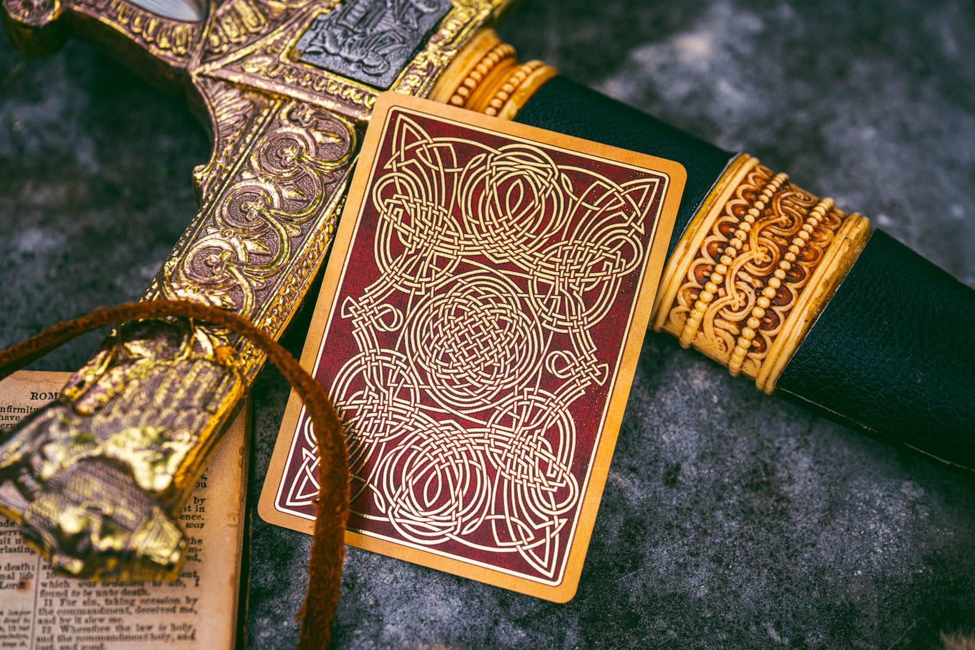 Arthurian Playing Cards - Holy Grail Edition | Premium Collectible Deck | Medieval Theme | Perfect for Magic Tricks, Poker Nights & Gift Giving