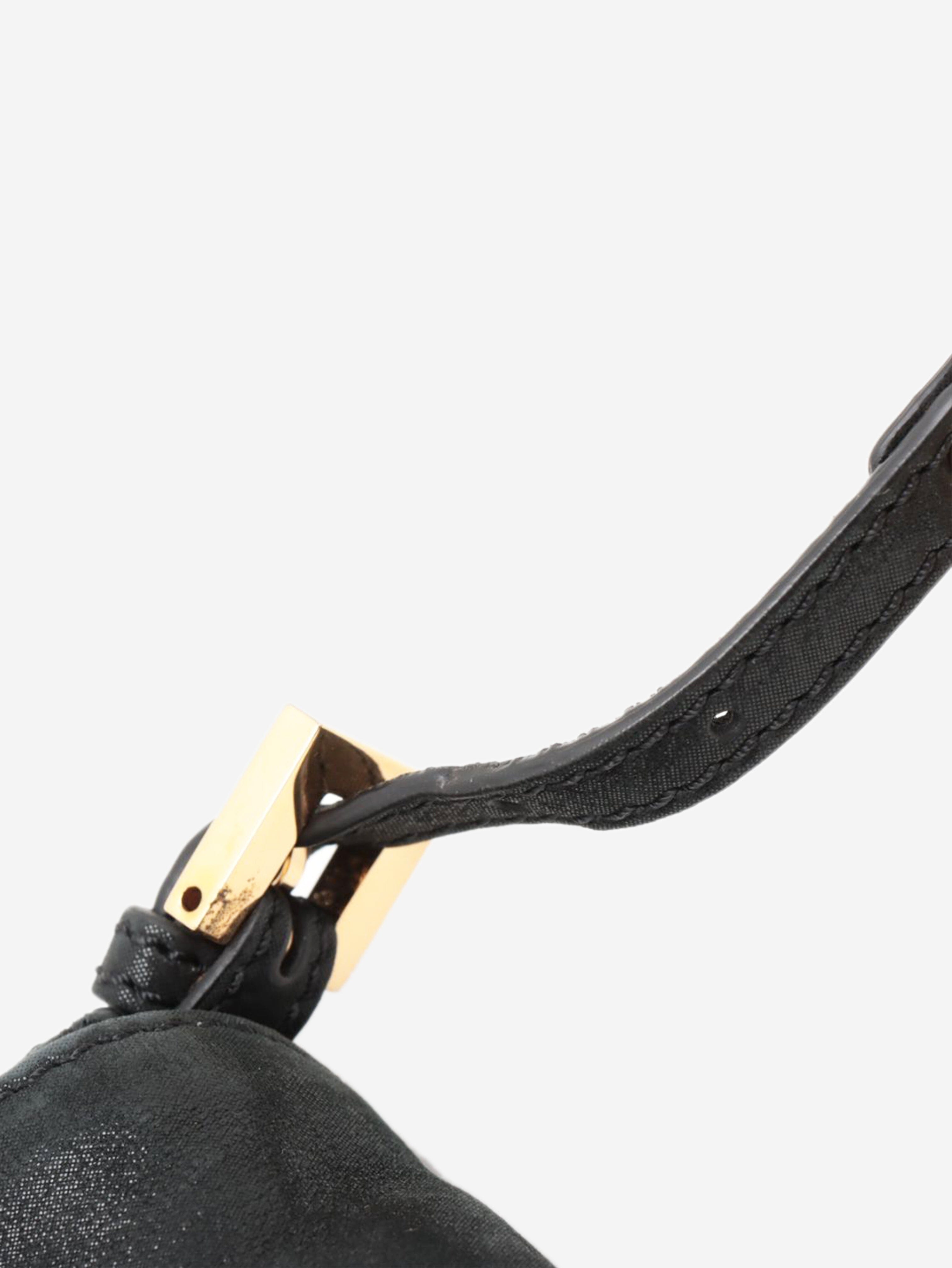 Black Mamma Baguette Leather Shoulder Bag - Stylish Crossbody Purse for Women | Perfect for Work, Travel & Everyday Use
