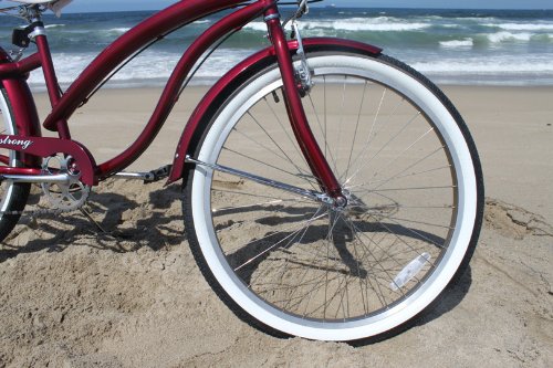 Firmstrong Bella Fashionista Women's Beach Cruiser Bicycle - Comfortable Single-Speed Bike for Casual Rides, Commuting & Seaside Cycling
