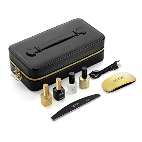 Apres Gel-X Professional Nail Extension Kit with Natural Round Short Tips (500 Tips, 10 Sizes 0-9) | Premium Quality Gel Nail Extensions for Salon & Home Use | Perfect for Manicures, Nail Art & Long-Lasting Wear
