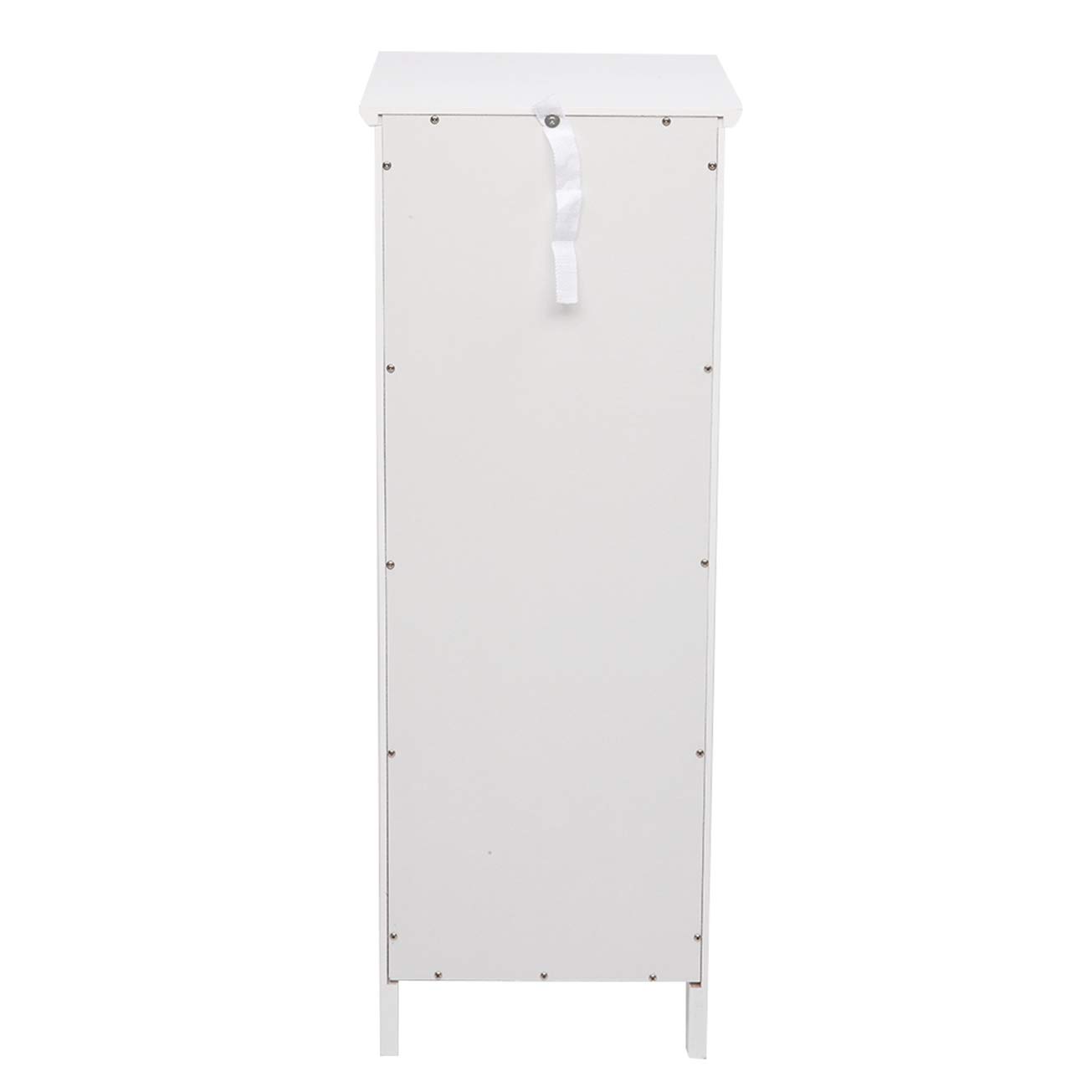 4-Drawer Storage Cabinet - Multifunctional Floor Cabinet for Bathroom, Bedroom & Closet Organization - Space-Saving Storage Organizer with Wheels for Easy Mobility