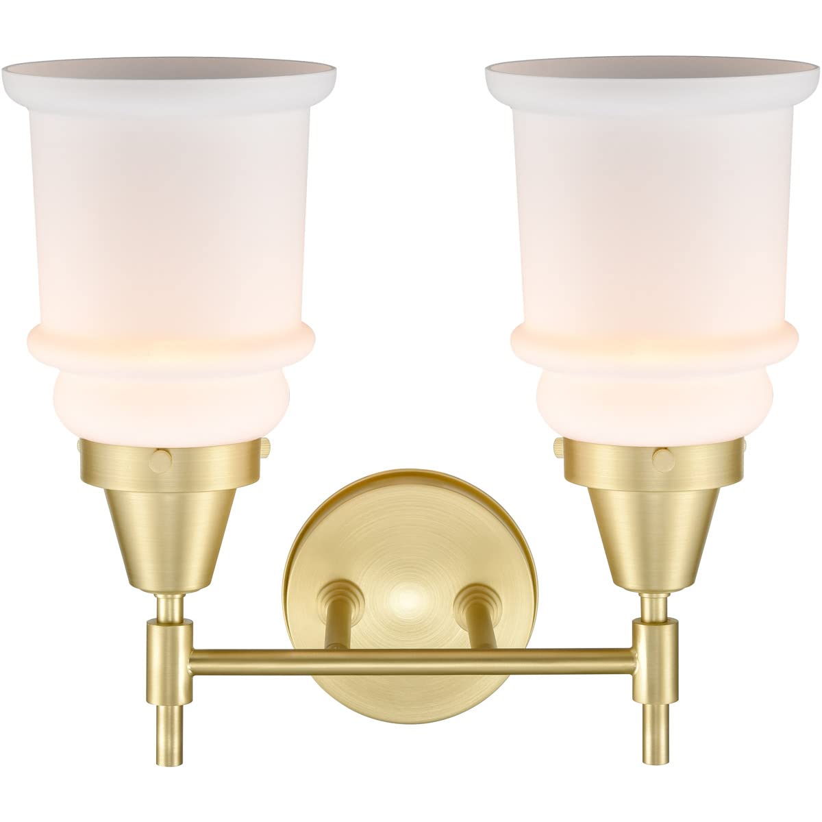 Innovations 447-2W-SB-G181 Transitional Two-Light Bathroom Vanity in Brass Finish - Perfect for Modern and Classic Bathroom Decor
